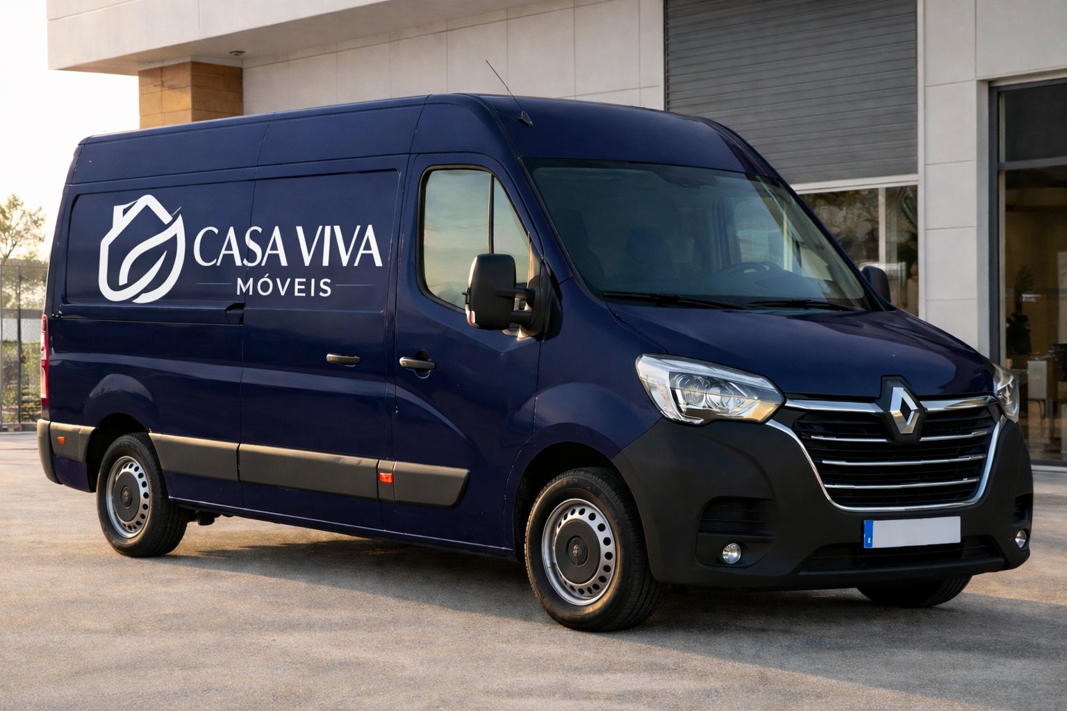 Van de entregas Casa Viva Móveis